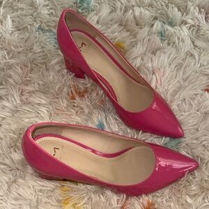 Marc Fisher Fuchsia Patent Leather Heels